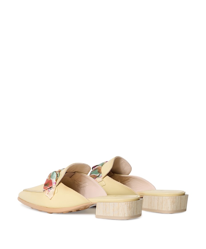 Turin dames clogs geel