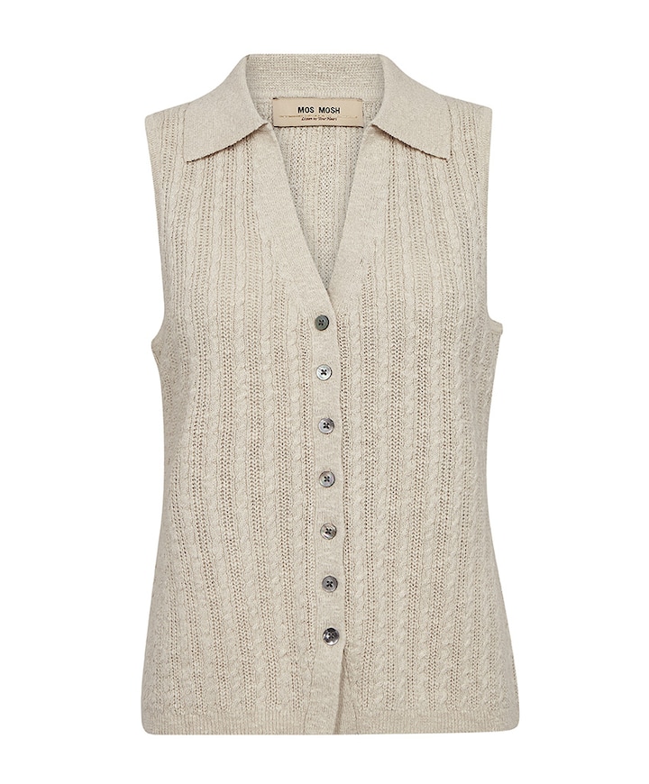 Dames top beige