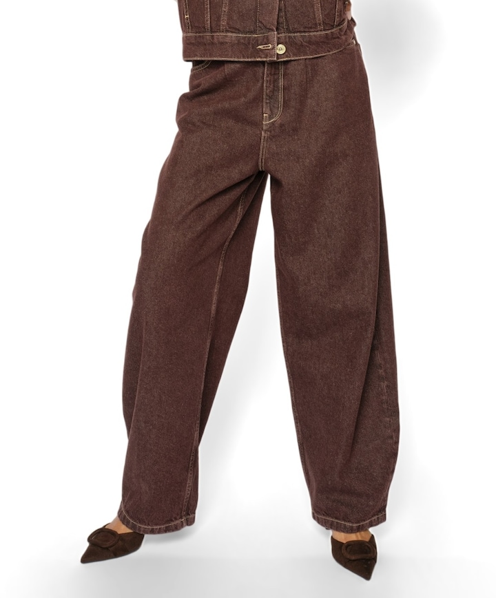 MMScottie Marble dames jeans bordeaux