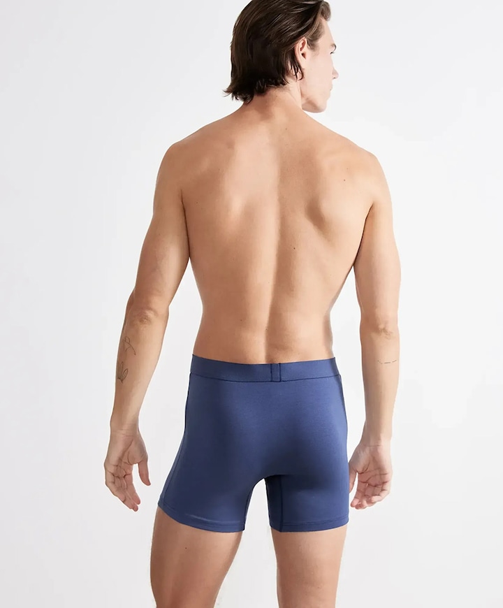 Heren boxershort blauw