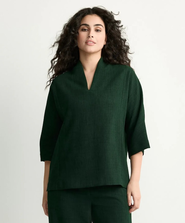 Dames blouse groen