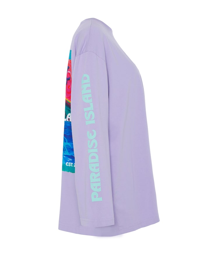 Dames longsleeve paars