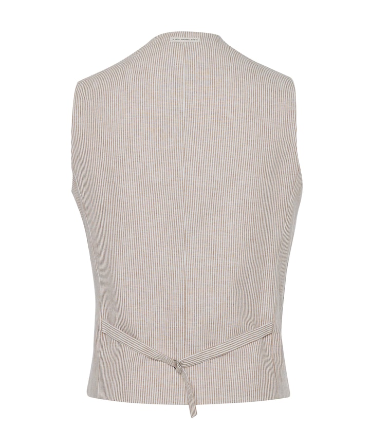 Heren gilet beige