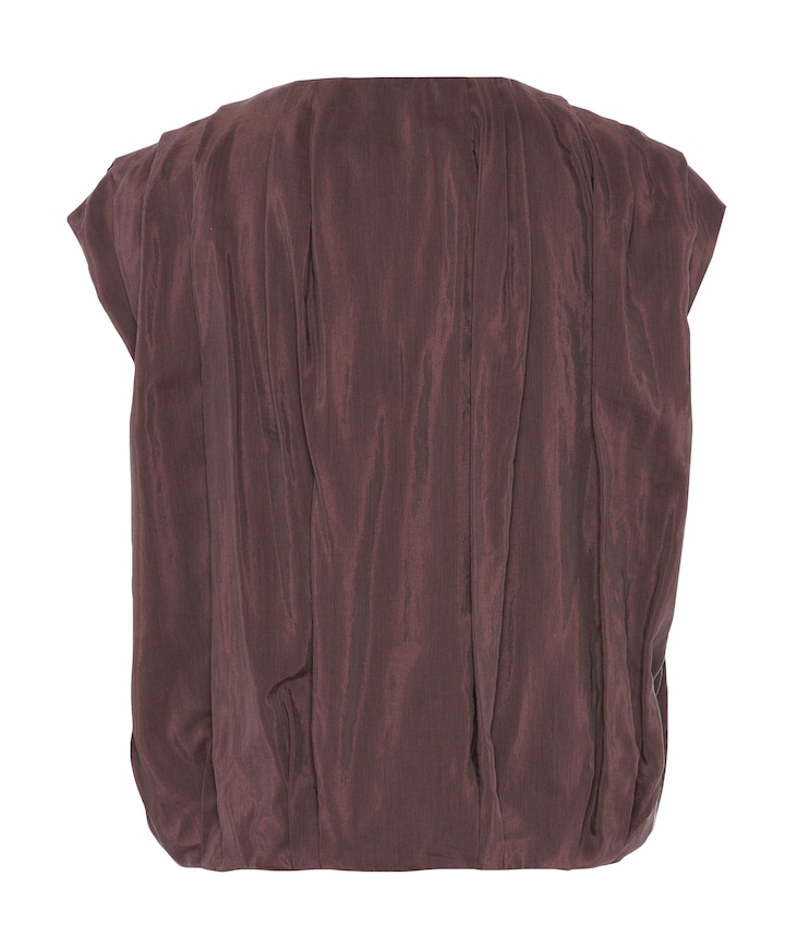 Dames top bruin