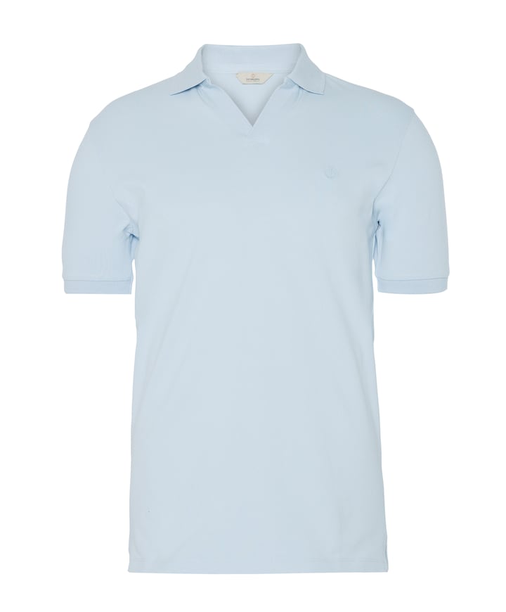 Heren polo blauw