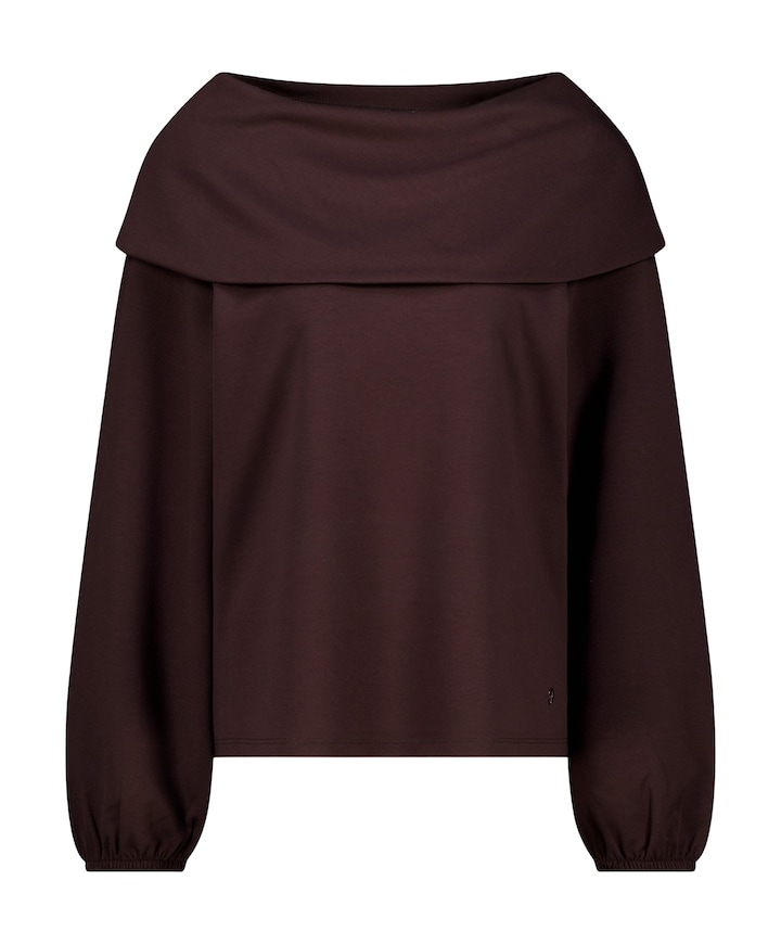 Dames longsleeve bruin