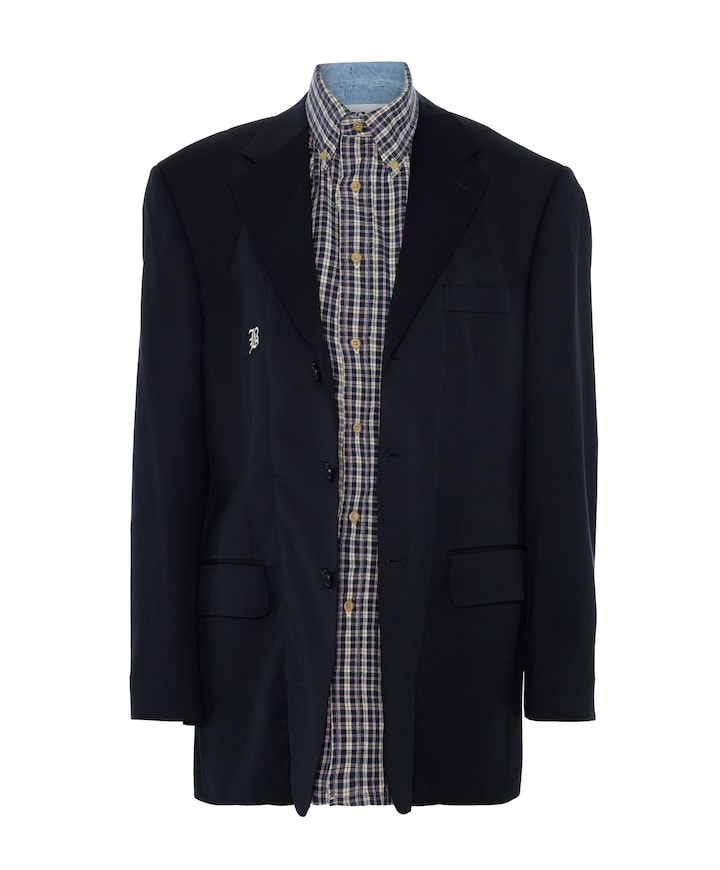 Dames blazer blauw