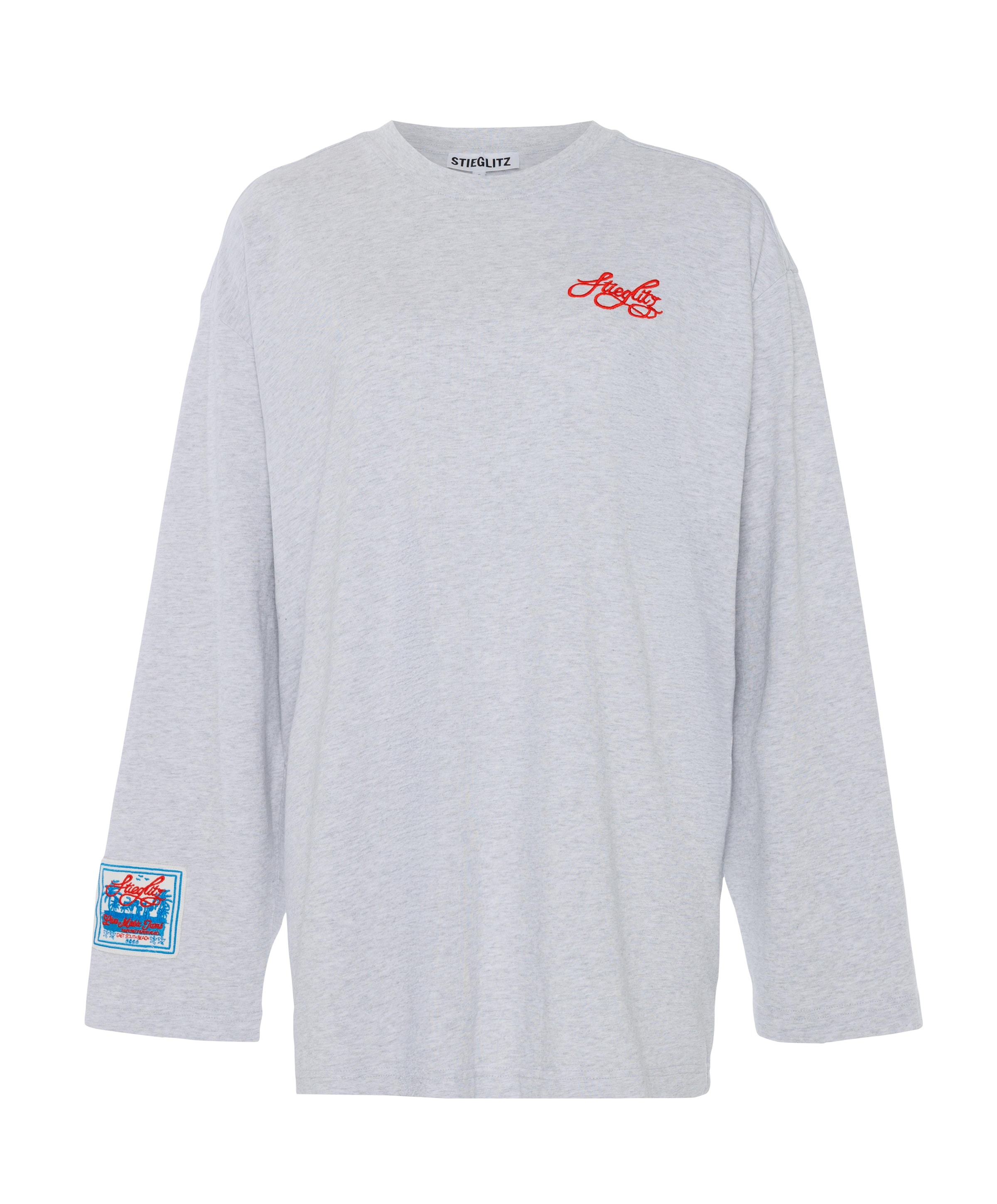 Dames longsleeve grijs