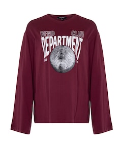 Dames longsleeve bordeaux