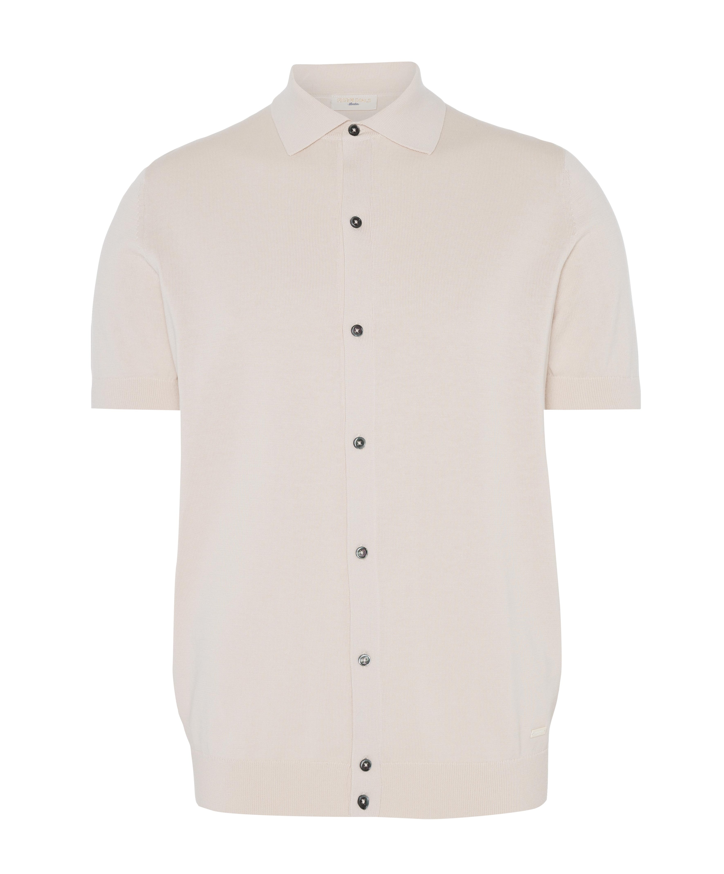 Heren polo beige