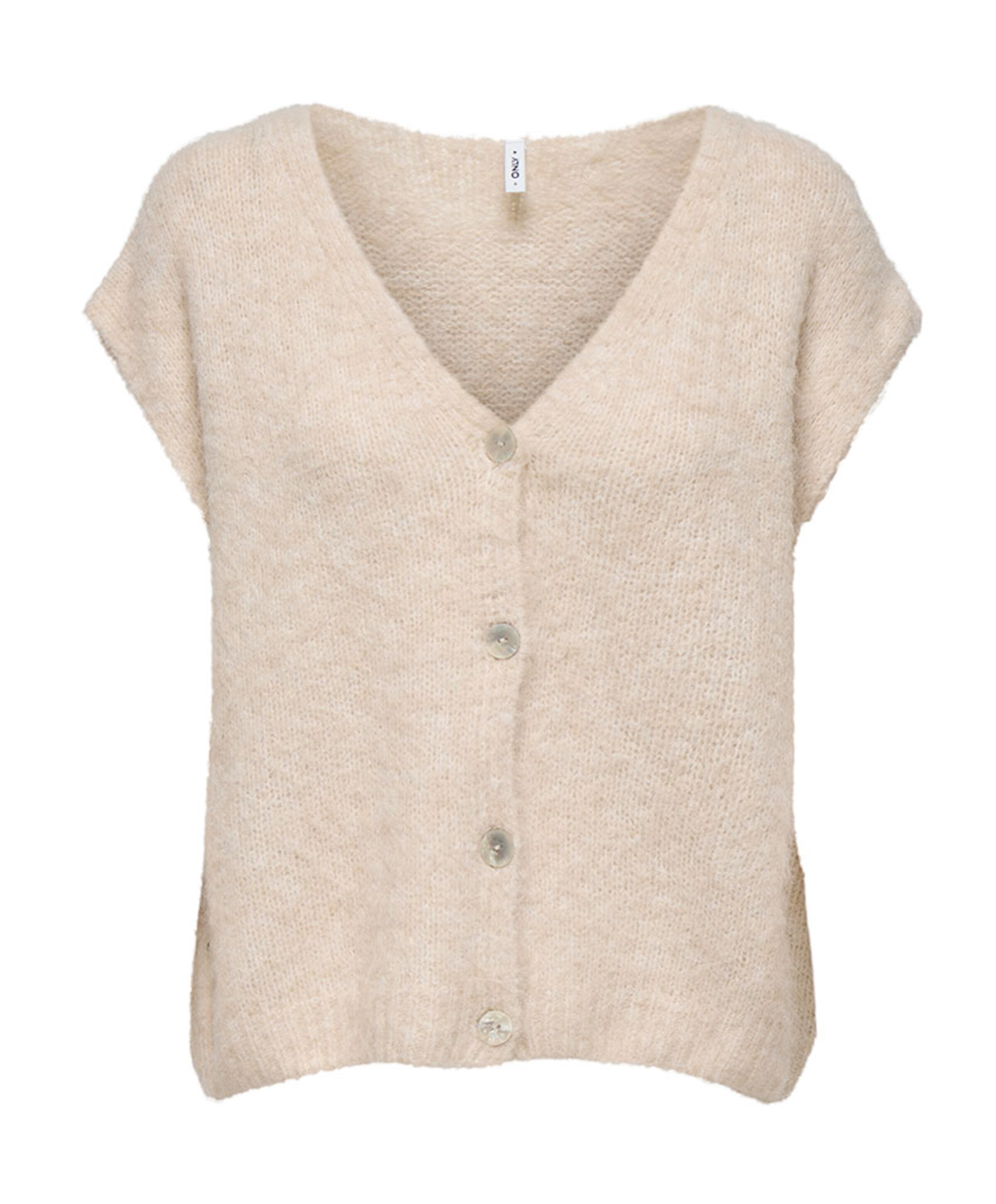 Dames gilet beige