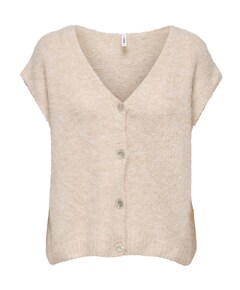 Dames gilet beige