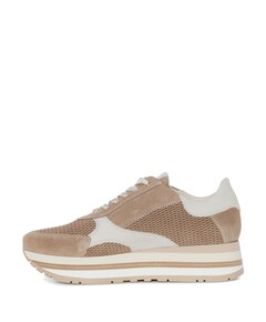 dames sneakers beige
