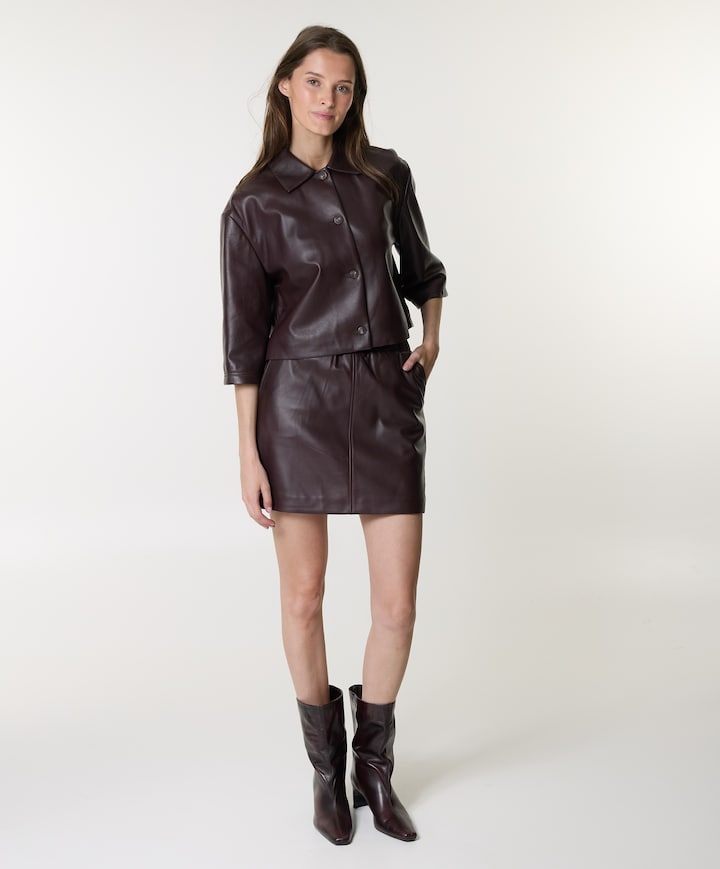 Dames rok bordeaux