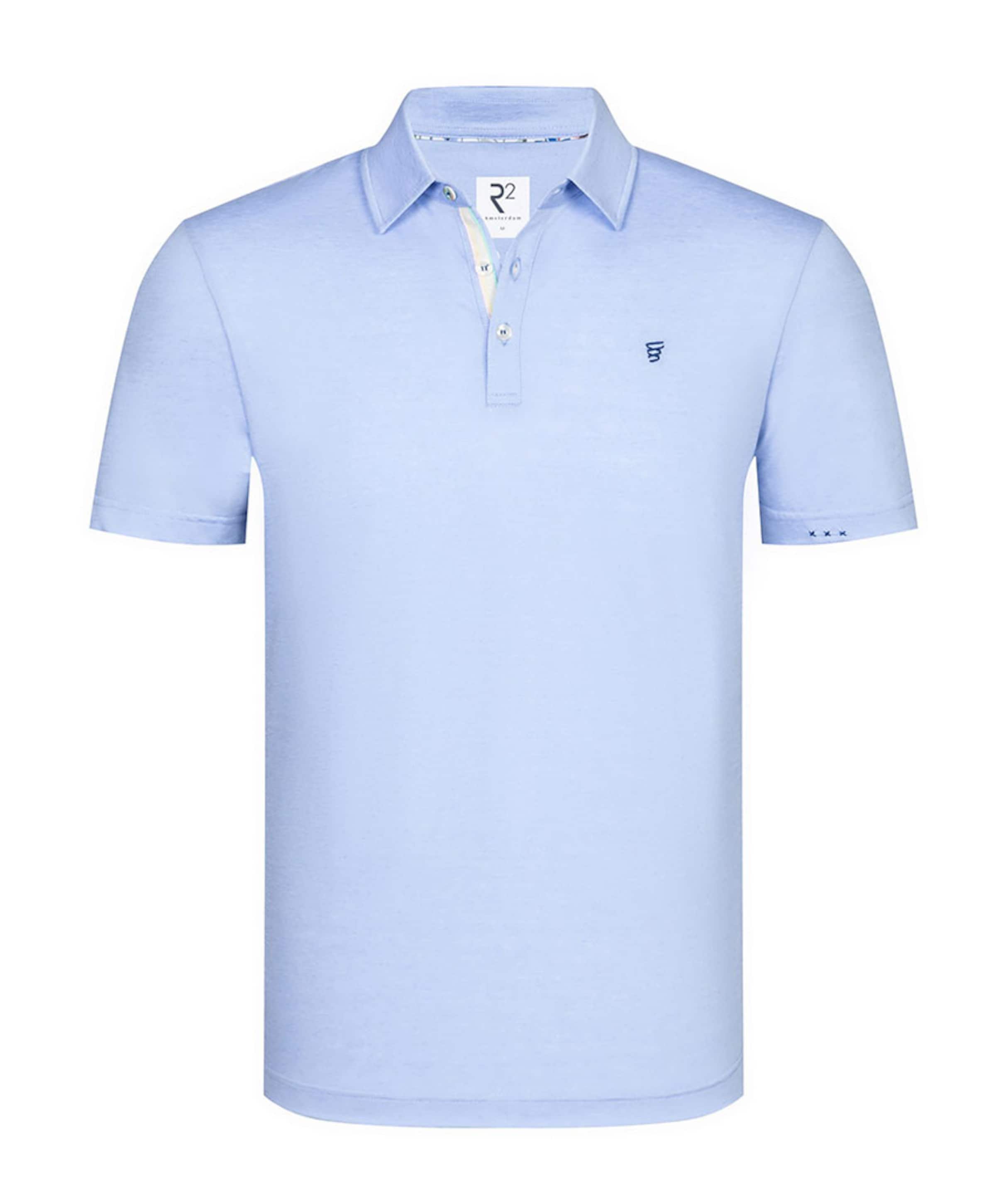 Heren polo blauw
