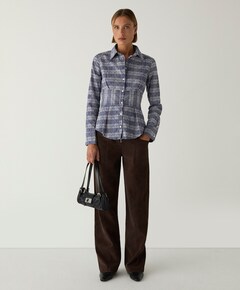 Dames blouse blauw