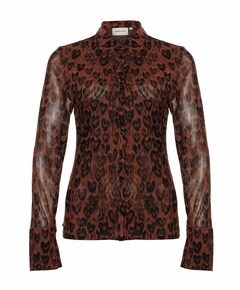 Dames blouse bruin