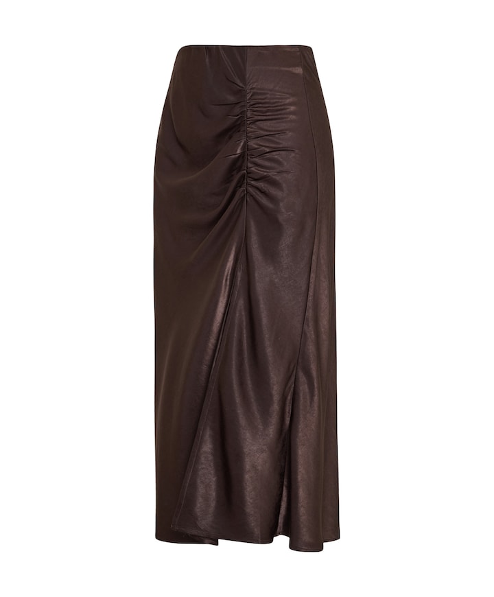 Dames rok bruin