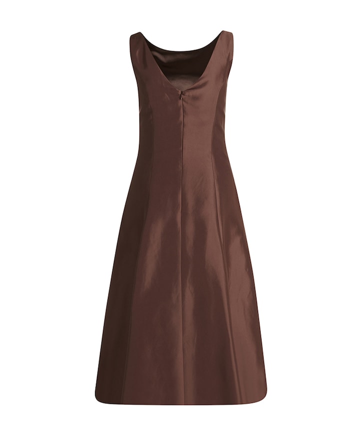 Dames jurk bruin