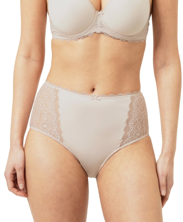 Dames slip beige