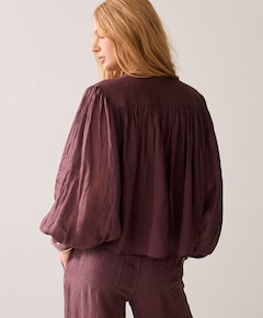 Dames blouse bruin