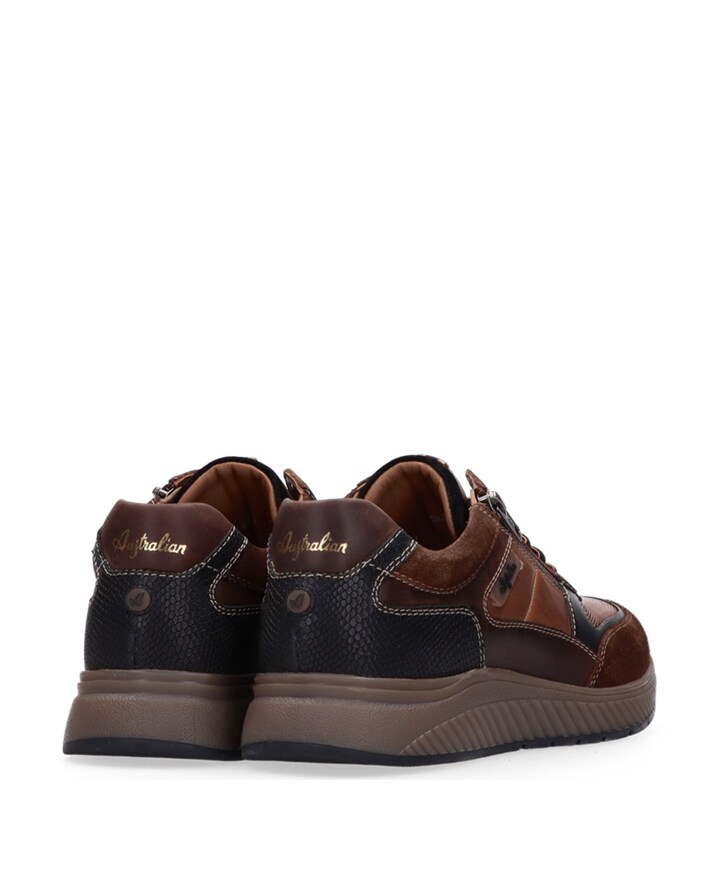 Maurizio heren sneakers bruin
