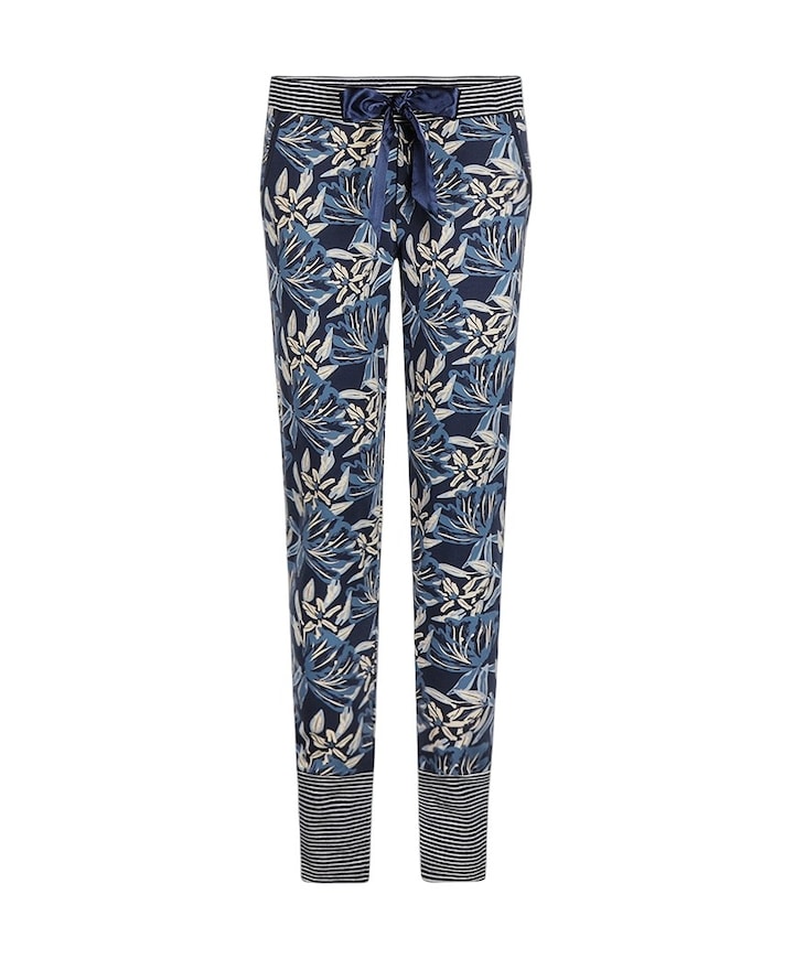 Dames pyjamabroek blauw