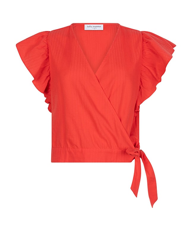 Blouse rood