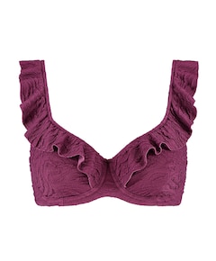 Dames bikinitop paars