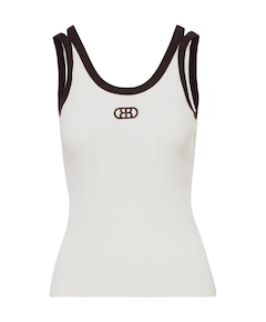 Dames top ecru