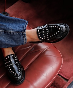 Fae Wylder dames loafers zwart