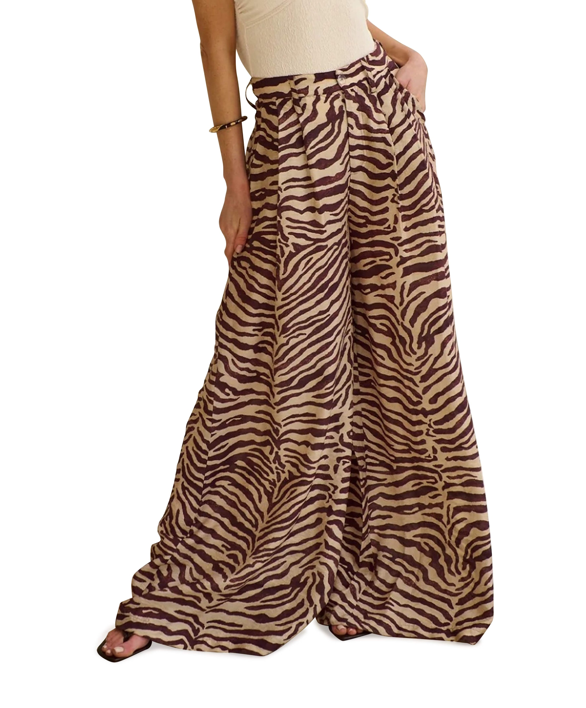 Paros dames broek bordeaux