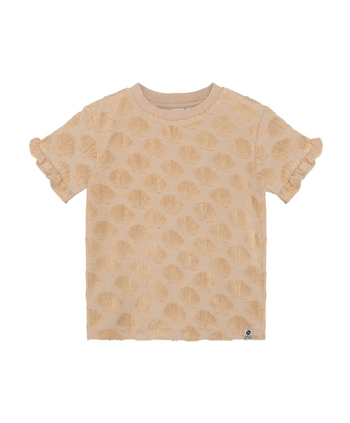 Meisjes t-shirt beige