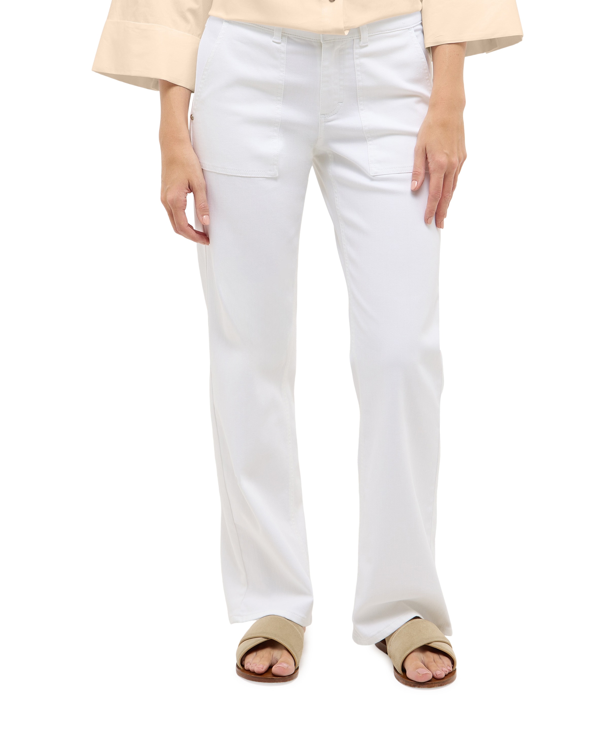 LIZ URBAN dames jeans wit