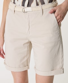CHINO dames korte broek ecru