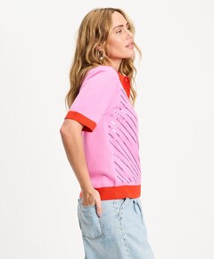 Dames polo roze