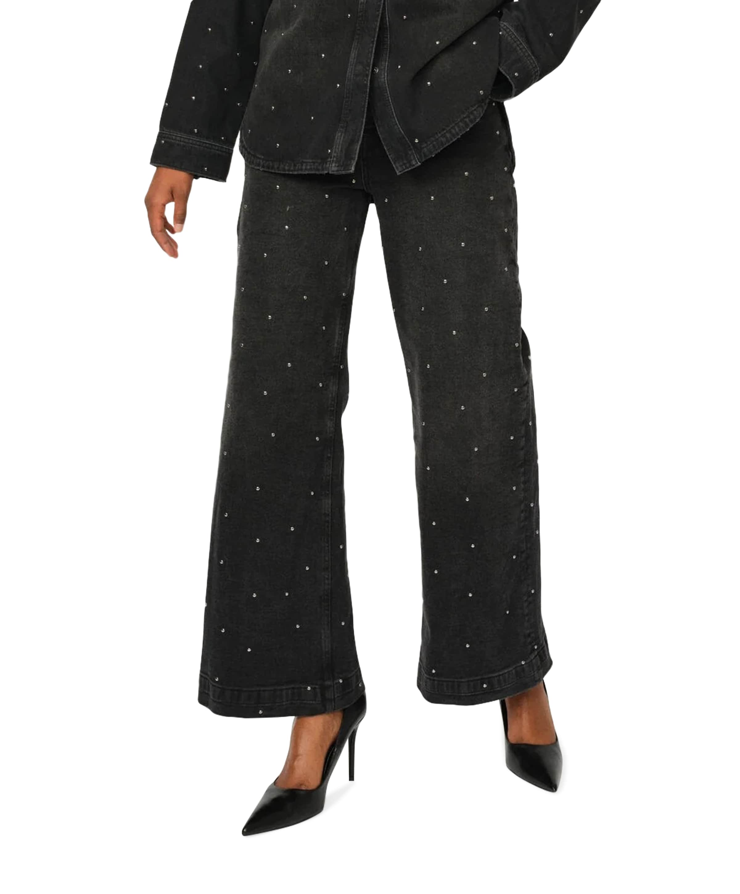 MMDara Studs jeans grijs