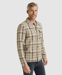 Heren overhemd lange mouw roze