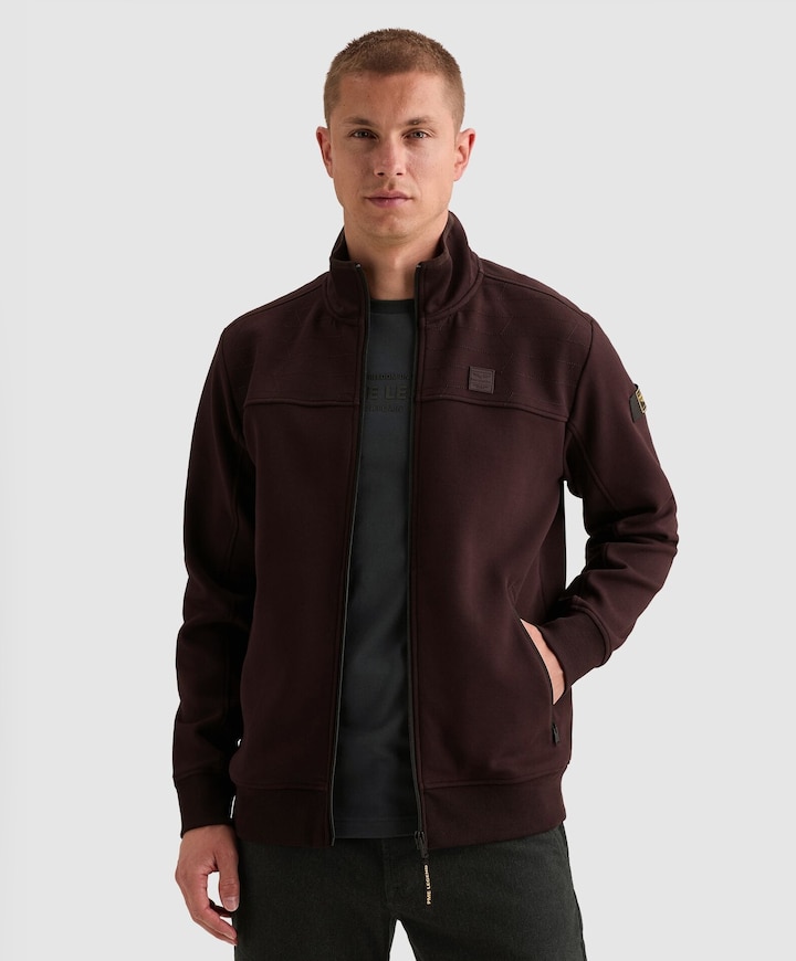 Heren vest bordeaux
