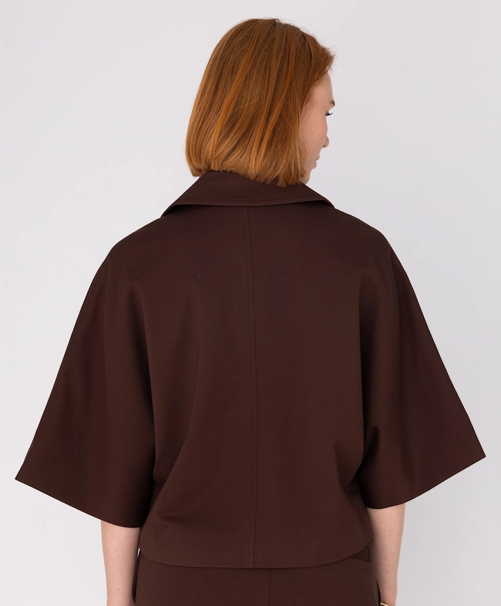 Dames blazer bruin