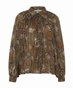 Dames blouse bruin