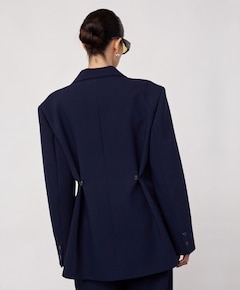 Dames blazer blauw