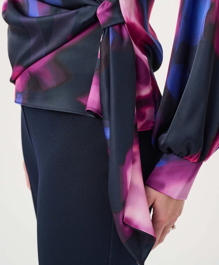 Dames blouse blauw