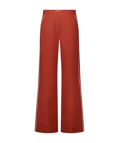 Lexie piping dames broek brique