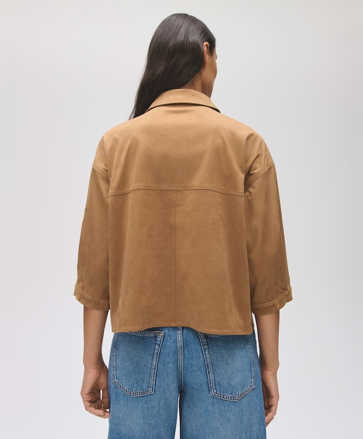 Dames blouse bruin