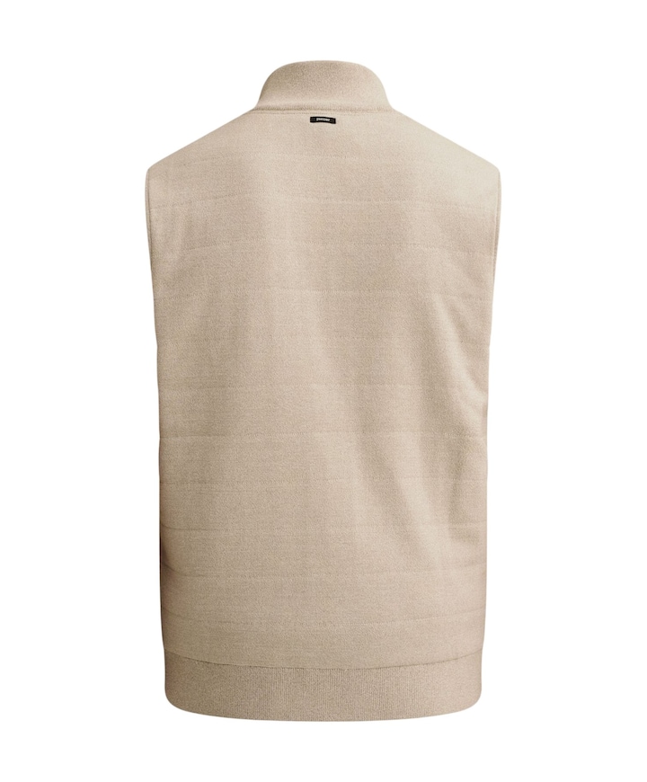 Heren bodywarmer beige
