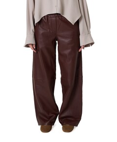 THALINA Sheep Soft Waxed dames broek bordeaux
