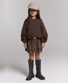 Meisjes rok bruin