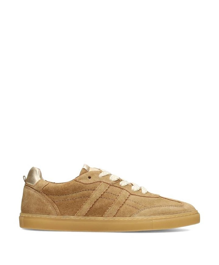 Silk dames sneakers bruin
