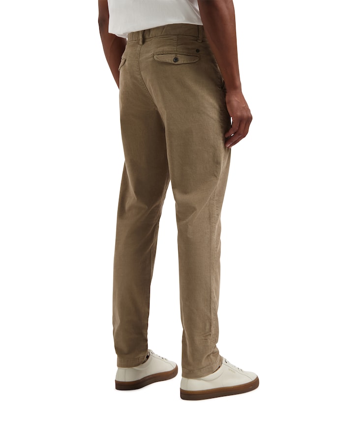Lancaster Ribcord  heren broek beige
